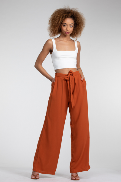 Camilla Waist Tie Trousers