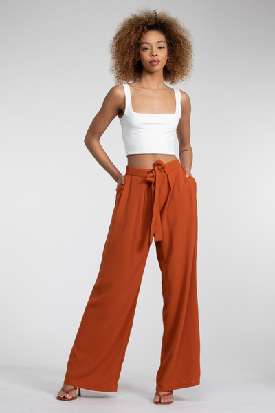 Camilla Waist Tie Trousers