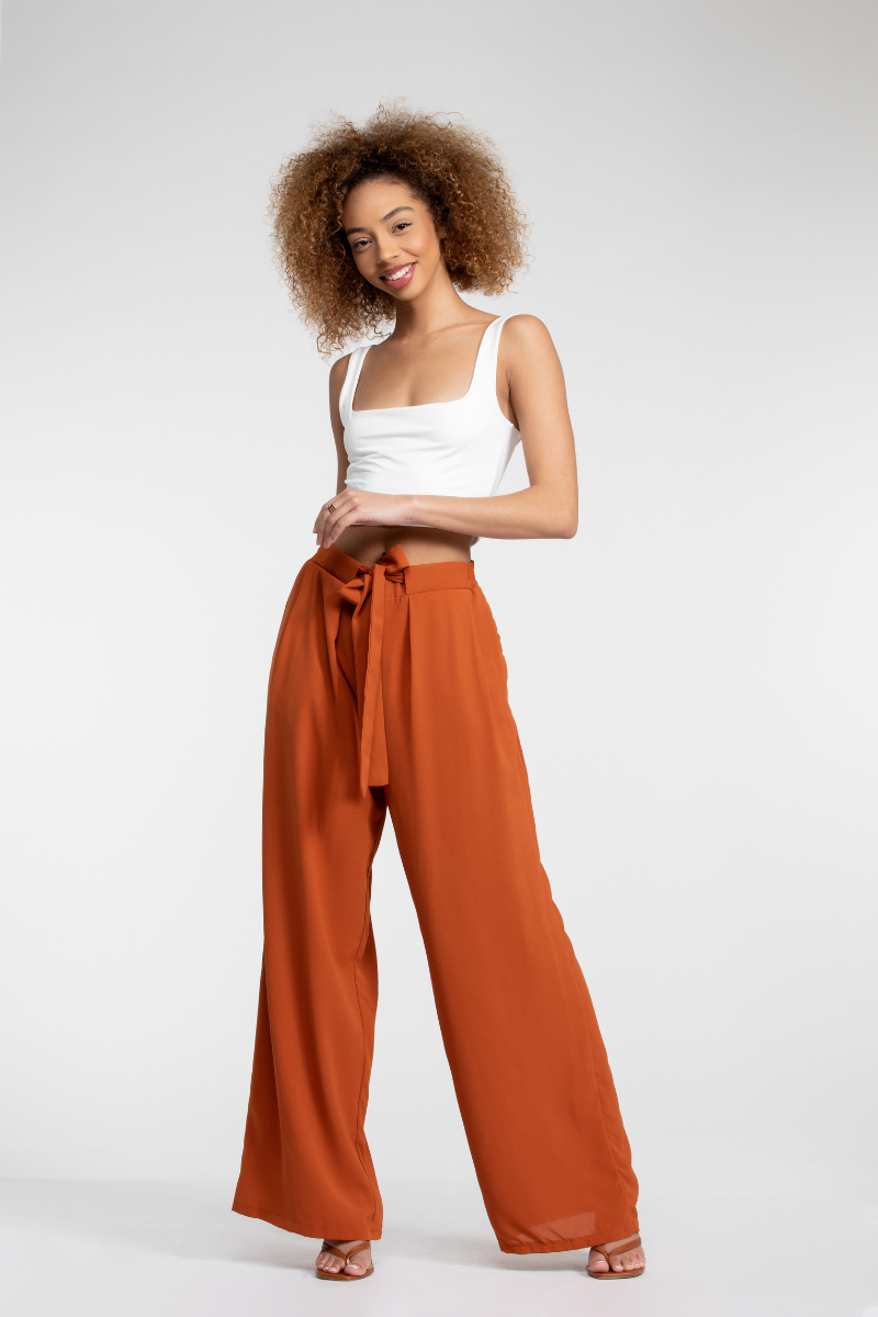 Camilla Waist Tie Trousers